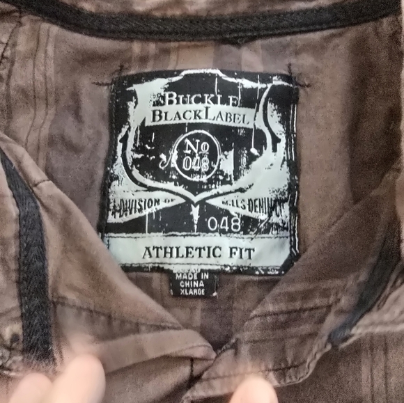 Buckle Brown Casual Button Down Shirt - Picture 3 of 3